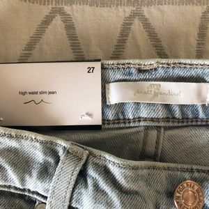 7 for all mankind high waist slim jean